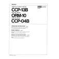 SONY CCP-04B Manual de Usuario
