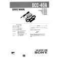 SONY DCC40A Manual de Servicio
