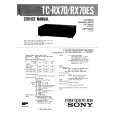SONY TC-RX70ES Manual de Usuario