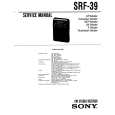 SONY SRF39 Manual de Servicio