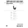 SONY SPP861 Manual de Servicio