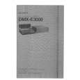 SONY DMX-E3000 Manual de Usuario
