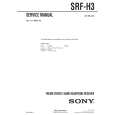 SONY SRFH3 Manual de Servicio