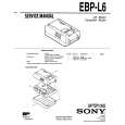 SONY EBPL6 Manual de Servicio