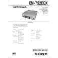 SONY XM752EQX Manual de Servicio