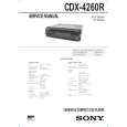 SONY CDX4260R Manual de Servicio