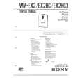 SONY WM-EX2 Manual de Servicio