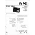 SONY WMFX55 Manual de Servicio