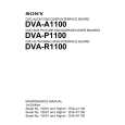 SONY DVA-P1100 Manual de Servicio