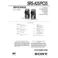 SONY SRSA35 Manual de Servicio