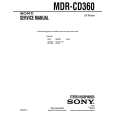 SONY MDRCD360 Manual de Servicio