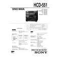 SONY HCD551 Manual de Servicio