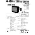 SONY KVX2540B Manual de Servicio