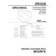SONY CPDE230 Manual de Servicio