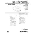 SONY ICFCD820/L Manual de Servicio
