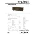 SONY STRSE581 Manual de Servicio