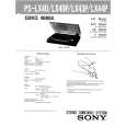SONY PSLX40/P Manual de Servicio