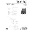 SONY SS-H6700 Manual de Servicio