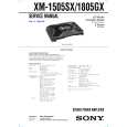 SONY XM-1505SX Manual de Usuario