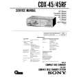 SONY CDX-45 Manual de Servicio