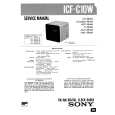 SONY ICFC10W Manual de Servicio