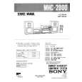 SONY MHC2000 Manual de Servicio