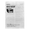 SONY BVU800P Manual de Servicio