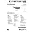 SONY SLV789HF Manual de Servicio