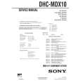 SONY DHCMDX10 Manual de Servicio
