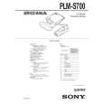 SONY PLMS700 Manual de Servicio