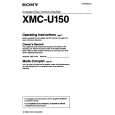 SONY XMC-U150 Manual de Usuario