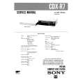 SONY CDX-R7 Manual de Servicio