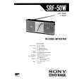 SONY SRF50W Manual de Servicio