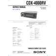 SONY CDX4000R/RX Manual de Servicio