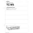 SONY TC-W5 Manual de Usuario