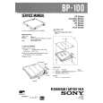 SONY BP100 Manual de Servicio