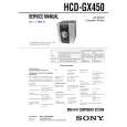 SONY HCD-GX450 Manual de Servicio