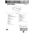 SONY CDXA20 Manual de Servicio