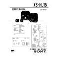 SONY XSHL15 Manual de Servicio