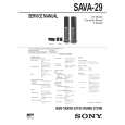 SONY SAVA29 Manual de Servicio
