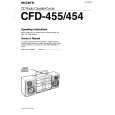 SONY CFD-454 Manual de Usuario