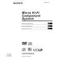 SONY CMT-M700DVD Manual de Usuario