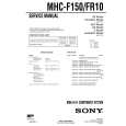 SONY MHCFR10 Manual de Servicio