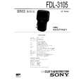 SONY FDL-3105 Manual de Usuario