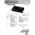 SONY TCM1000A Manual de Servicio