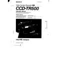 SONY CCD-TR500 Manual de Usuario