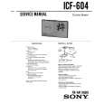 SONY ICF-604 Manual de Servicio