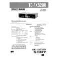 SONY TCFX520R Manual de Servicio