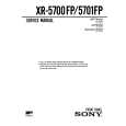 SONY XR5700FP Manual de Servicio