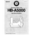 SONY HB-A5000 Manual de Usuario
